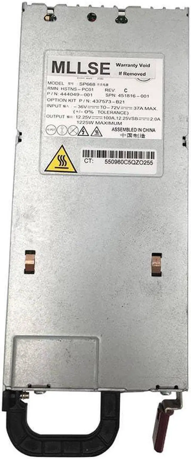 Alt view image 2 of 4 - for Sever Power Supply for DL380 G6 G7 HSTNS-PC01 444049-001 437573-B21 451816-001 1225W Work Good