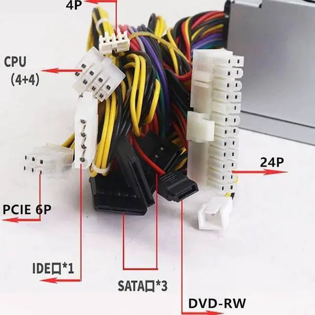Alt view image 4 of 5 - PSU for HPFSP TFX 220S 530S 545S 620S 450W Upgraded Power Supply FSP300-60GHT 60GLT FSP300-60SNT FSP250-60GHT FSP250-50SAV