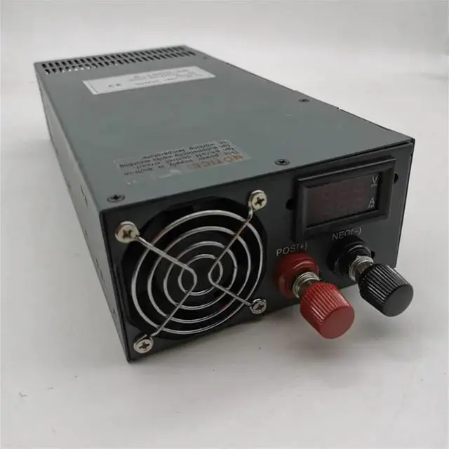 Alt view image 5 of 5 - 0-12V 15V 24V 36V 48V 60V 72V 80V 90V 100V AC DC LED Display Switching Power Supply 1000W 1200W 1500W 2000W(Color:1000W,Size:220VAC_0-90V)