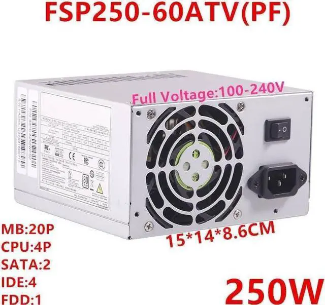 Alt view image 6 of 6 - PSU for FSP ATX -5V 610L 250W Power Supply FSP250-60ATV(PF) FSP250-60GTV PS8-250ATX-ZE