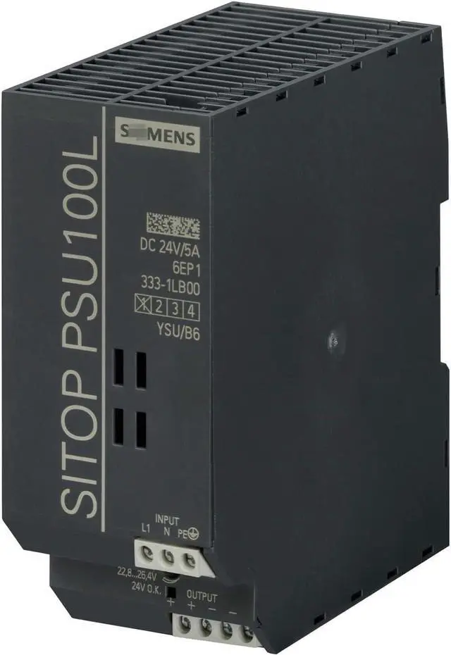 Main image of 6EP1333-1LB00 PSU100L 24V/5A Stabilized Power Supply 6EP13331LB00 Sealed in Box 1 Year Warranty Fast Shipment
