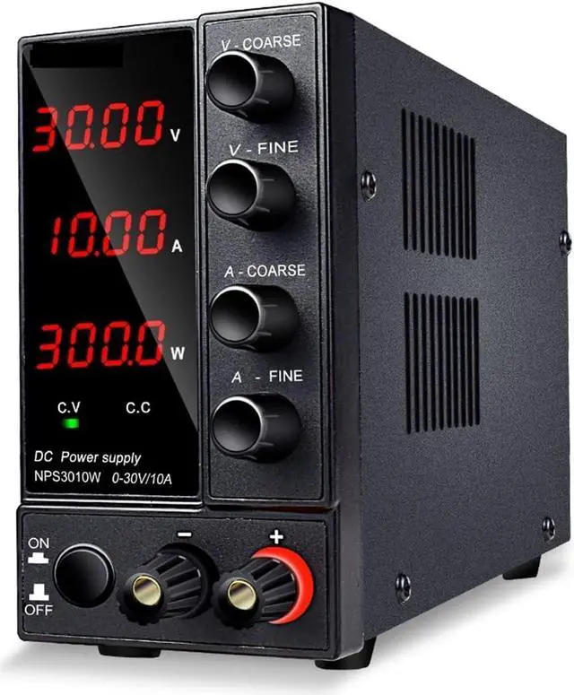Alt view image 3 of 7 - dc Power Supply 30v 10a Laboratory Power Supply Adjustable Switching dc Power Supply Voltage Regulator 220v 110v Variable Source Power (Color : 4 Digits APS 30V 10A)