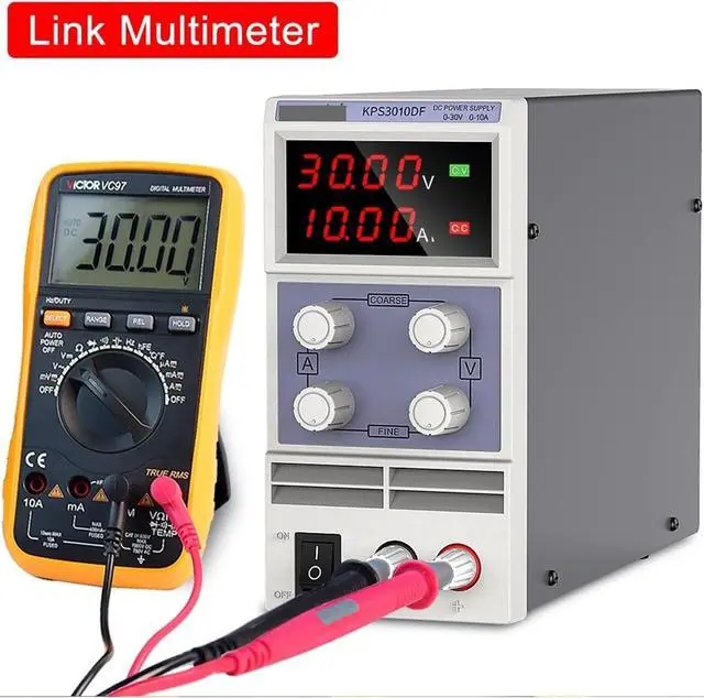 Alt view image 4 of 7 - dc Power Supply 30v 10a Laboratory Power Supply Adjustable Switching dc Power Supply Voltage Regulator 220v 110v Variable Source Power (Color : 4 Digits APS 30V 10A)