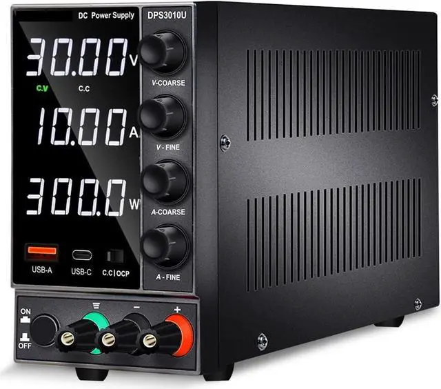 Alt view image 7 of 7 - dc Power Supply 30v 10a Laboratory Power Supply Adjustable Switching dc Power Supply Voltage Regulator 220v 110v Variable Source Power (Color : 4 Digits APS 30V 10A)