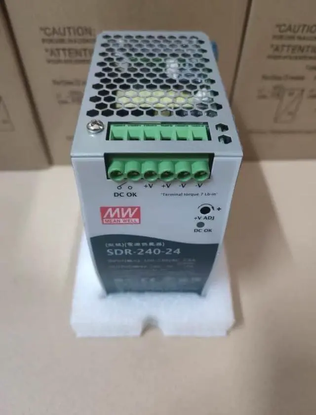 Main image of SDR-240-24 MW rail power supply - (Style: A, Voltage: SDR-240-24)