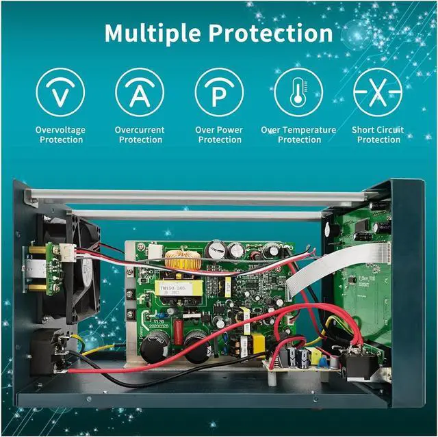 Alt view image 3 of 6 - dc Power Supply DC Power Supply (0-30 V 0-10 A) Mini Variable Switch Digital Power Supply with Output Enable/Disable Button (Color : HM-305T 30V 5A)