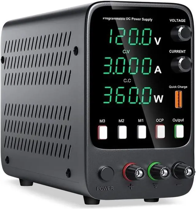 Main image of dc Power Supply Adjustable DC Power Supply 30V 10A Laboratory Power Supply 60V 5A Voltage Regulator Power Supply 5V2AUSB Fast Charging (Color : APS1203H)