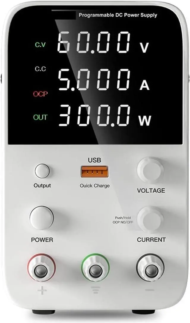 Main image of dc Power Supply DC Power Supply 30V10A Laboratory Workbench LED Digital Adjustable Power Supply 60V5A Programmable Voltage Regulator (Color : WPS605B)