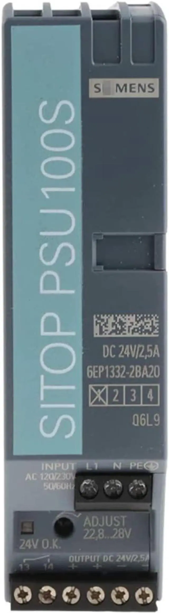 Main image of 6EP1332-2BA20 PSU100S 24V/2.5A Stabilized Power Supply 6EP13322BA20 Sealed in Box 1 Year Warranty Fast Shipment