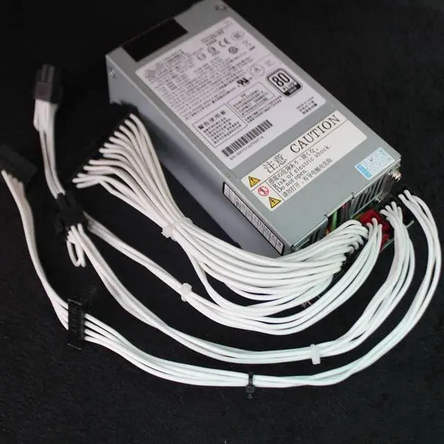 Alt view image 3 of 6 - PSU for Full Module 80plus Gold ITX Flex Small 1U -12V S3 K39 400W Switching Power Supply DPS-400AB-12B