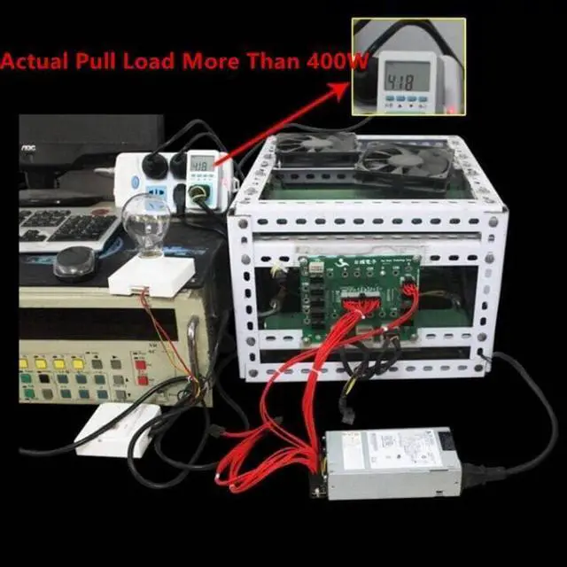 Alt view image 5 of 6 - PSU for Full Module 80plus Gold ITX Flex Small 1U -12V S3 K39 400W Switching Power Supply DPS-400AB-12B