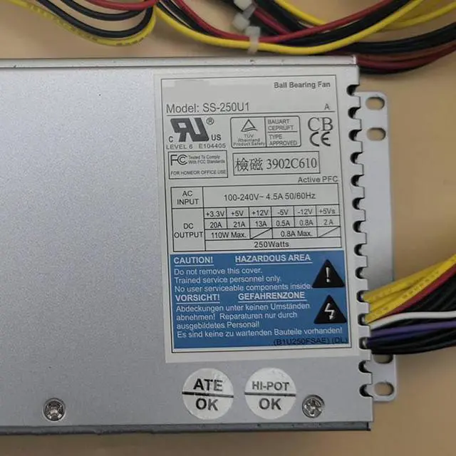 Alt view image 5 of 6 - PSU for -5V 1U 250W Switching Power Supply SS-250U1