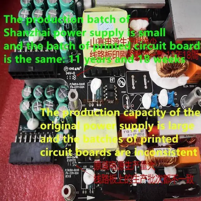 Alt view image 5 of 6 - PSU Board for iMac 27"" AIO A1312 310W Power Supply PA-2311-02A ADP-310AF
