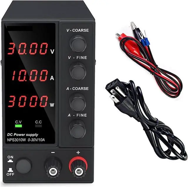 Alt view image 3 of 7 - dc Power Supply Adjustable DC Power Supply 30V 10A LED Lab Power Supply 60V 5A Voltage Regulator Stabilizer Switching Source (Color : 4Digits 60V 5A)