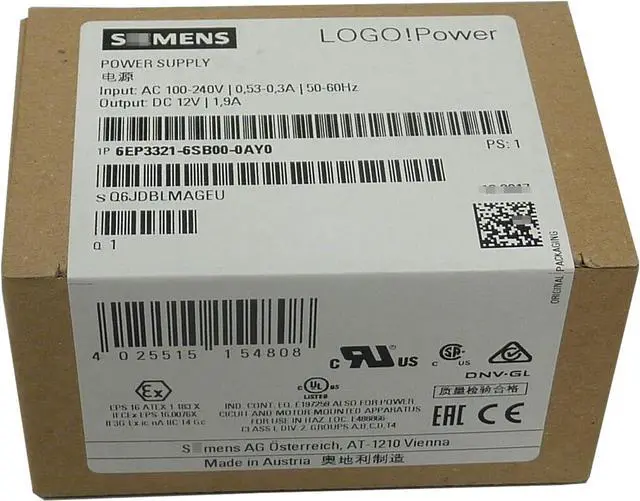 Alt view image 2 of 4 - 6EP3321-6SB00-0AY0 12V/1.9 A Stabilized Power Supply 6EP33216SB000AY0 Sealed in Box 1 Year Warranty Fast Shipment