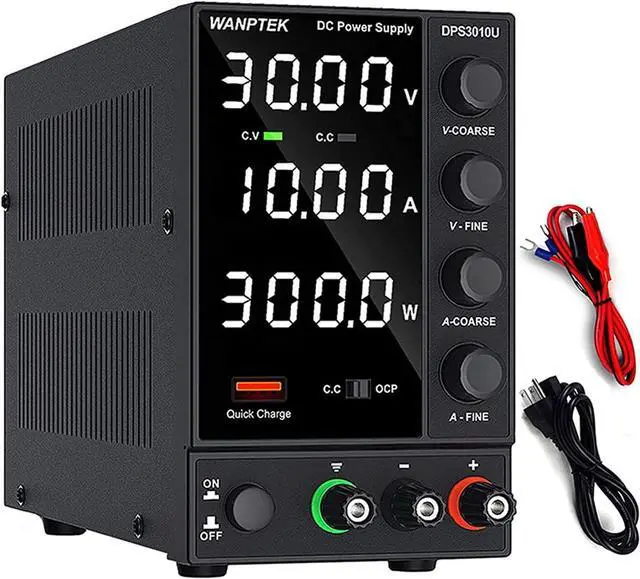 Alt view image 2 of 7 - Adjustable Power Supply Adjust DC Power Supply Adjustable Lab Bench Power Source 30V 10A 60V 5A AC Switching Stabilized Bench Source DPS3010U (Color : DPS3010U 30V 10A)