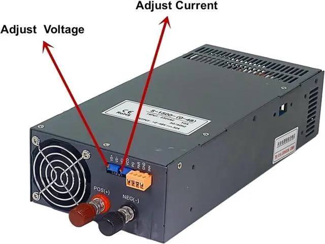 Alt view image 3 of 5 - LINGERZ 2000W Adjustable 1500W 1000W Switching Power Supply DC 12V 15V 24V 36V 48V 60V 72V 80V 90V 220V 300V DC LED Power Supply (Size : 220VAC, Color : 0-110V_2000W)