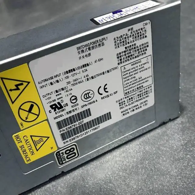 Alt view image 5 of 6 - PSU for 750W Switching Power Supply DPS-750XB A DPS-750XB B E98791-007 E98791-006 E98791-009