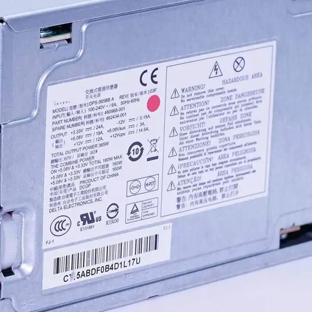 Alt view image 3 of 4 - PSU for dc7900 dc7800 365W Power Supply DPS-365BB A api4pc44 PS-6361-4HF 460968-001 462434-001 PS-6361-5