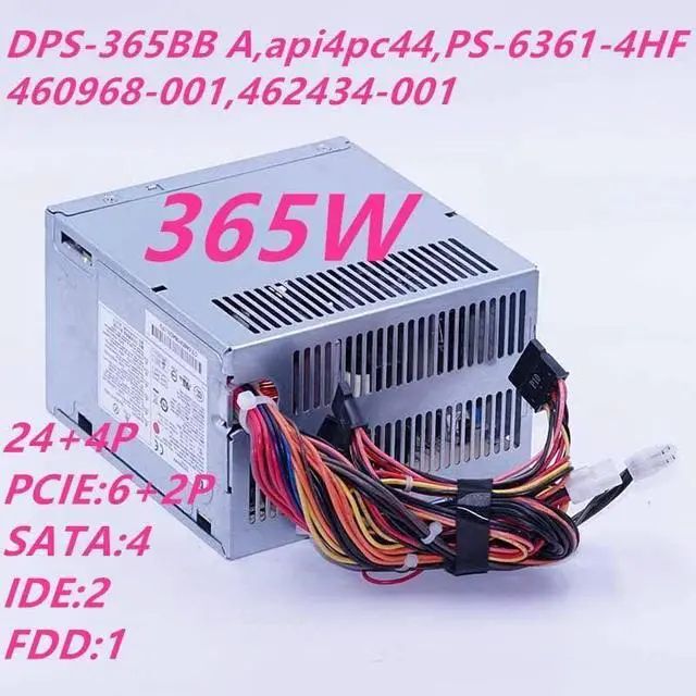 Alt view image 4 of 4 - PSU for dc7900 dc7800 365W Power Supply DPS-365BB A api4pc44 PS-6361-4HF 460968-001 462434-001 PS-6361-5