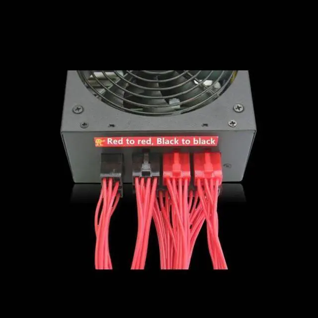Alt view image 2 of 6 - PSU for Royal Legend Full Module ITX SFX Rated 650W Peak 750W Switching Power Supply HQ-750WP