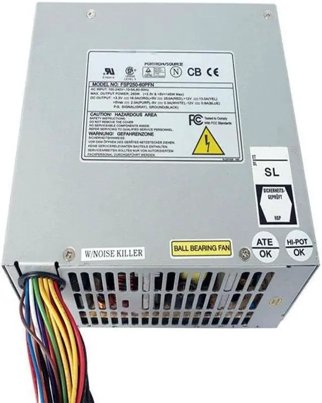Alt view image 4 of 6 - PSU for FSP -5V 610H 610L 610G 250W Power Supply FSP250-60PFN