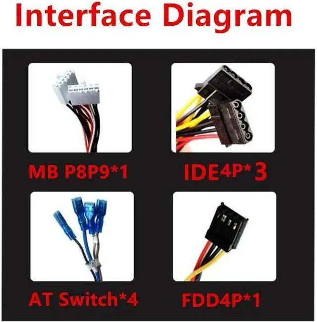 Alt view image 4 of 5 - PSU for Roeyuta EVOC at PS2 P8 P9 250W Switching Power Supply RYT-350AT PS-7271/AT SPI-250G PS-270A