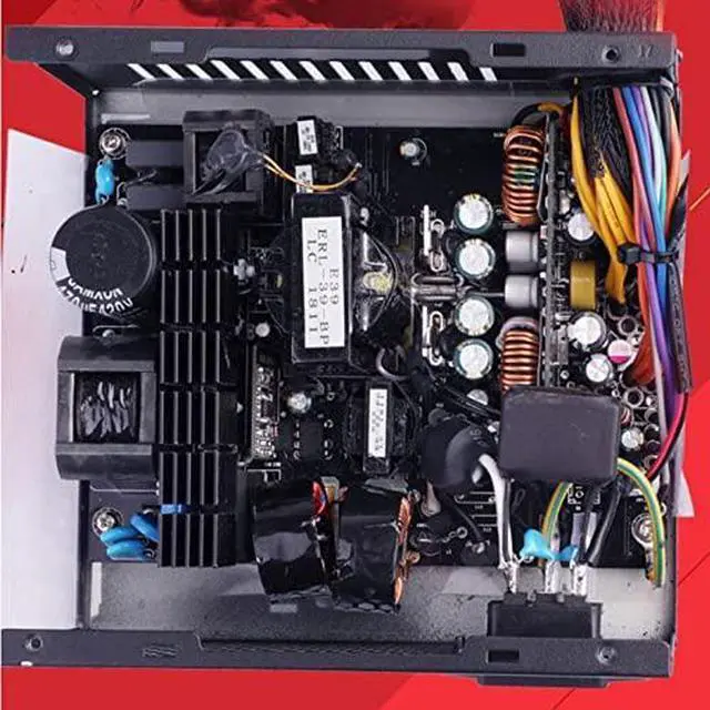 Alt view image 3 of 6 - PC PSU for Patriotic Edition 80plus Gold RTX2060S Mute Game Power Supply 500W Power Supply GP600G