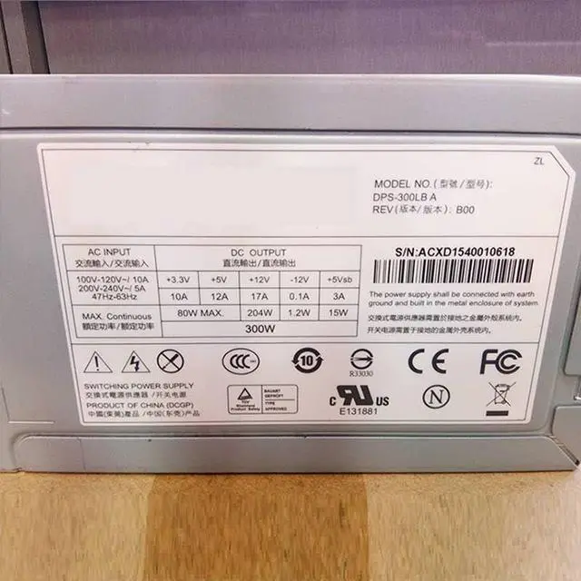 Alt view image 5 of 6 - PSU for 300W Switching Power Supply DPS-300LB A