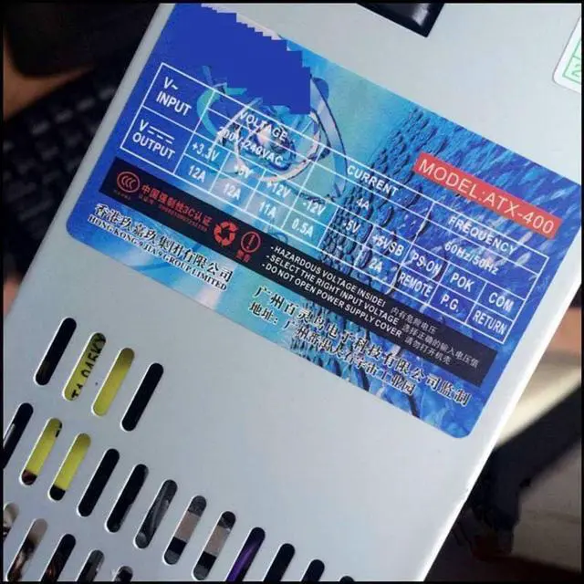 Alt view image 3 of 6 - PSU for Jiujiajiu AIO 1U 250W Switching Power Supply ATX-400