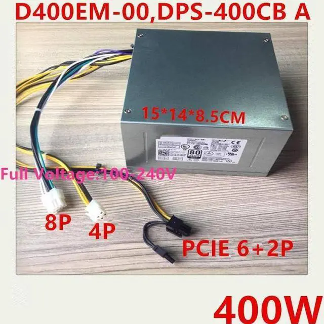 Alt view image 4 of 4 - PSU for 3020 7020 9020 3620 1700 8Pin 400W Switching Power Supply D400EM-00 LX400EM-00 DPS-400CB A H290AM-00