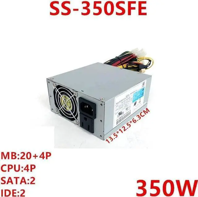 Alt view image 3 of 3 - PSU for SFX MATX 350W Switching Power Supply SS-350SFE