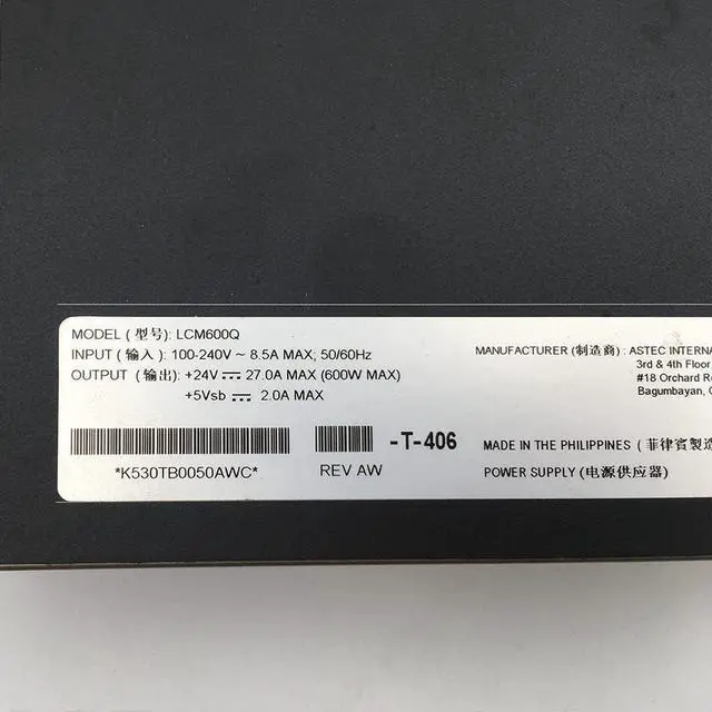 Alt view image 6 of 6 - LCM600Q 24V 27A 600W Switching Power Supply has Been Fully Tested