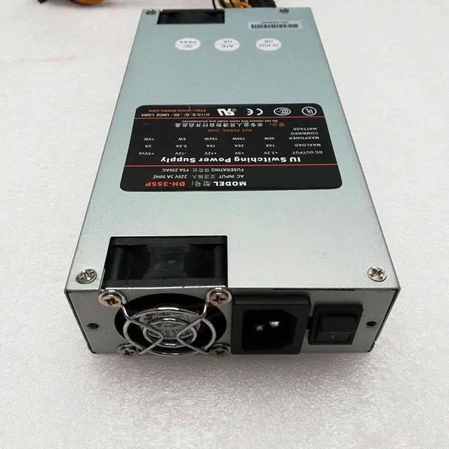 Alt view image 2 of 6 - PSU for Daohe 1U 350W Power Supply DH-355P