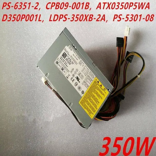 Alt view image 6 of 6 - PSU for 410 530 540 560 580 620 350W Power Supply PS-6351-2 CPB09-001B ATX0350P5WA LDPS-350XB-2A PS-5301-08