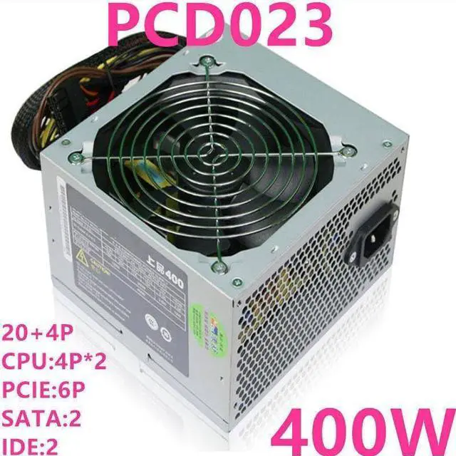 Alt view image 4 of 5 - PSU for Top Grade 400 ATX GTX1050Ti Game Power Supply 400W Power Supply PCD023