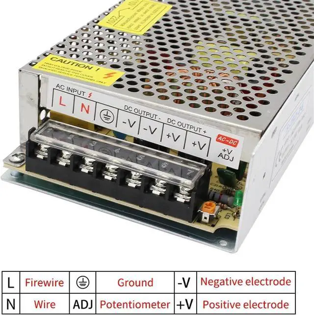 Alt view image 6 of 6 - AC DC 3V 5V 9V 12V Power Supply 15V 18V 24V 36V Fonte 500W 220V to 5 12 24 V Power Supply 5V 12V 24V SMPS(9V,15A)