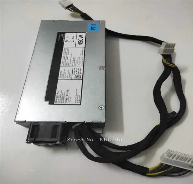 Alt view image 3 of 4 - for for T430 T420 T320 Power Supply AC450E-S1 OT7MF2 450W Server Power Supply