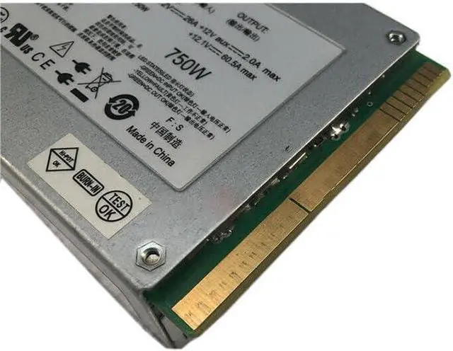 Alt view image 3 of 4 - Server Power Supply for R510 R910 6GTF5 06GTF5 CPS750-D121 750W Test