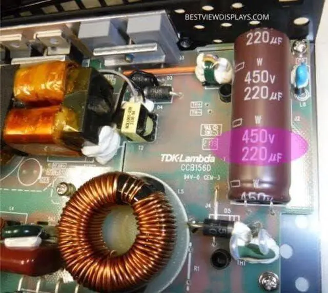 Alt view image 3 of 4 - TDK-Lambda Power Supply CUS250LD-5 A/S1 250W 5V with Cover and 450V Capacitor
