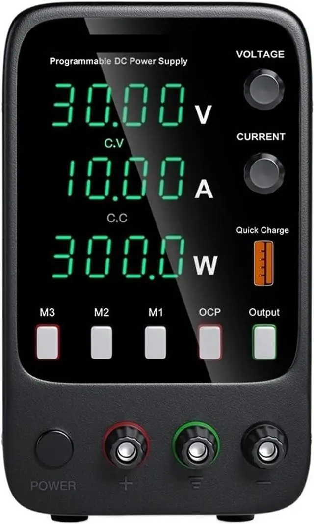 Main image of dc Power Supply USB Laboratory Power Supply 30V, 10A Adjustable DC Power Supply with Memory Function programmable Switching Power Supply (Color : APS3010H)
