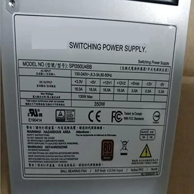 Alt view image 3 of 3 - PSU for FSP 1U 350W Power Supply SPI350U4BB SPI400MP SPI500MP