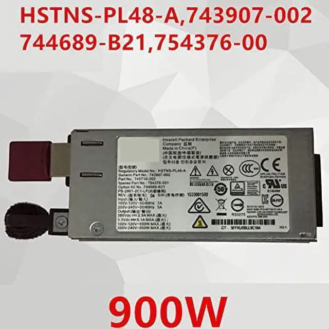 Alt view image 5 of 5 - PSU for DL180 DL160 G9 900W Power Supply HSTNS-PL48-A 743907-002 744689-B21 754376-00