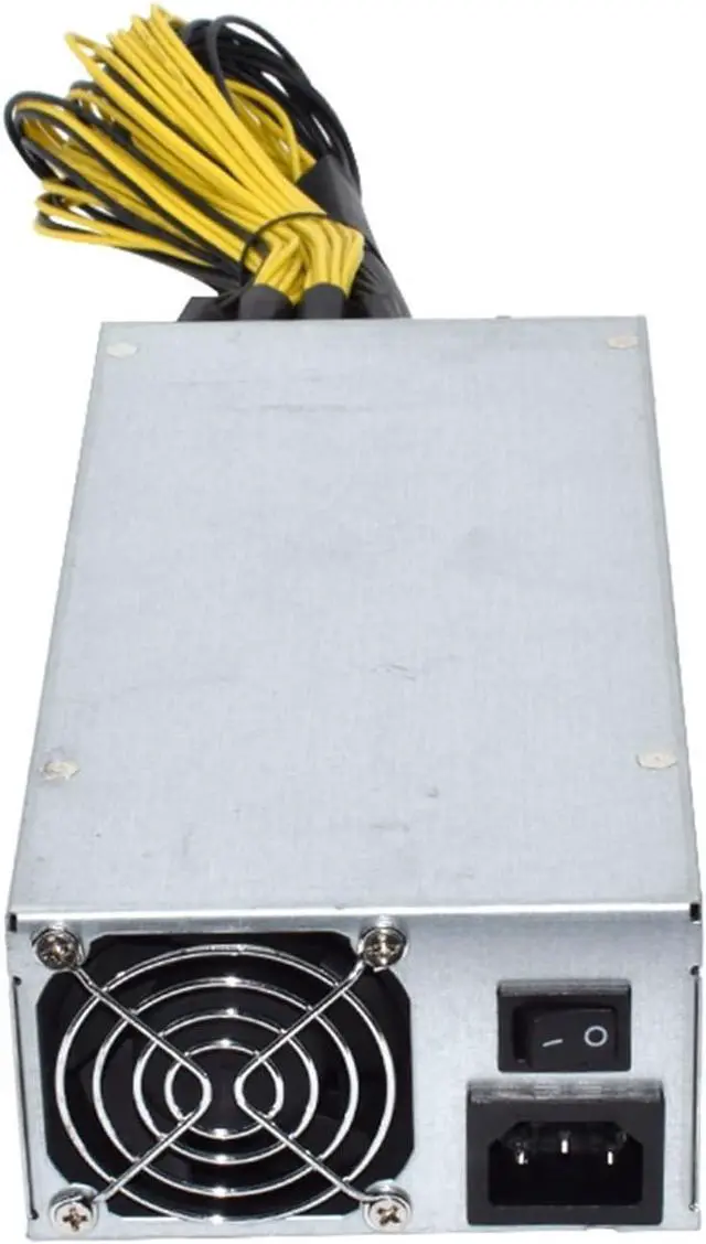 Alt view image 4 of 6 - 2000W ETH Mining Rig Power Supply 2U Single Channel Miner GPU PSU 10x6Pin Efficiency Device for BTC Antminer Bitcoin S7 S9