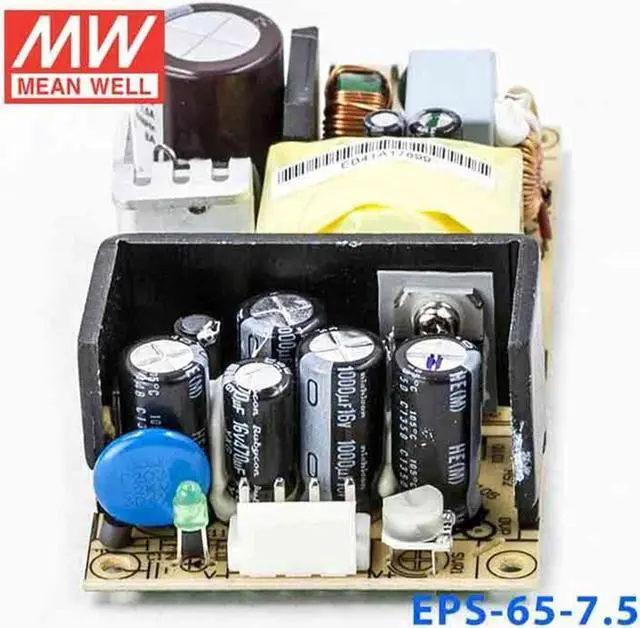 Alt view image 3 of 5 - (12PACK) Mean Well Embedded Switch Mode Power Supply SMPS EPS-65 Series 65W (EPS-65-7.5)