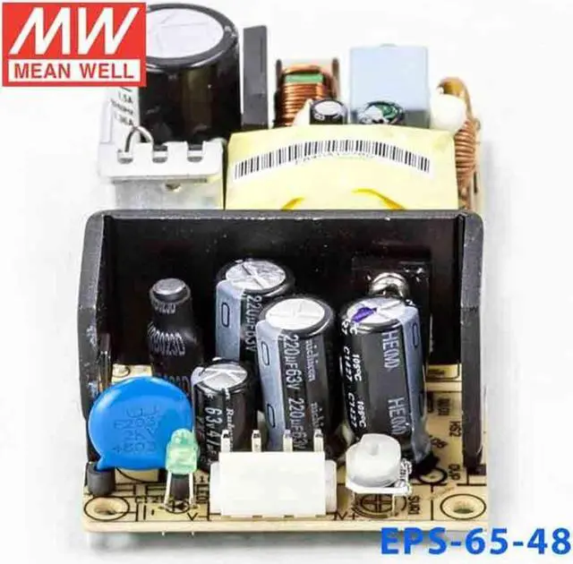 Alt view image 3 of 5 - (12PACK) Mean Well Embedded Switch Mode Power Supply SMPS EPS-65 Series 65W (EPS-65-48)