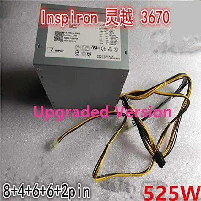 Alt view image 2 of 3 - PSU for Inspiron 3670 3671 3980MT 1060 1070 8Pin 525W Power Supply 525W