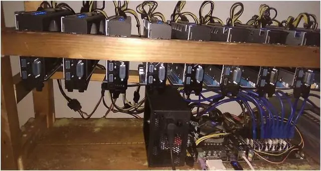 Alt view image 7 of 7 - 2400W Mining Power Supply 8GPU for ETH Bitcoin Ethereum Miner with Auto- Temperature Control Fan PSU,Bold Graphics Card Line
