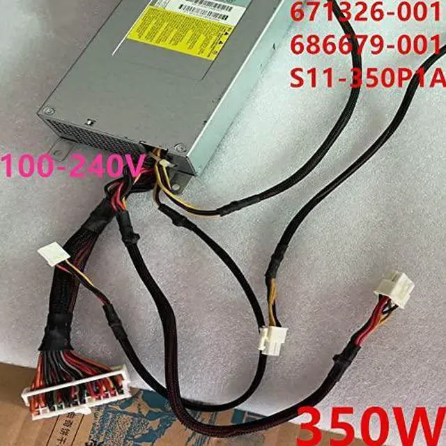 Alt view image 6 of 6 - PSU for DL320E Gen8 G8 350W Power Supply 671326-001 686679-001 S11-350P1A