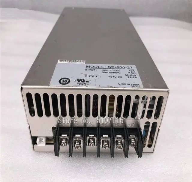 Alt view image 3 of 4 - for MW for Switching Power supply SE-600-27 27V 22.2A 600W